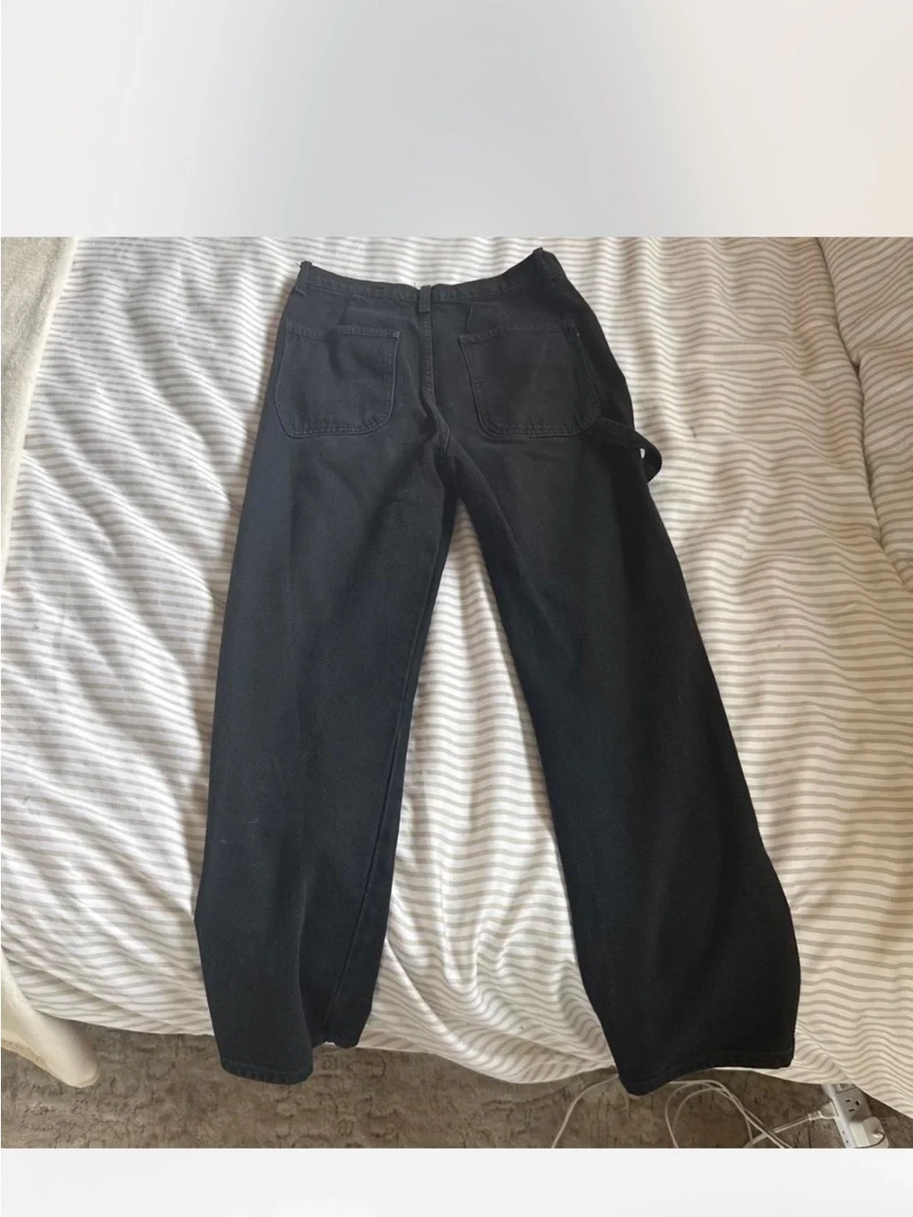 Reformation Black Wide-Leg Jeans - Picture 2 of 3